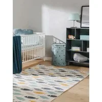benuta Kinderteppich Fabius, rechteckig, Höhe: 6 mm, Kuscheliger Teppich fürs Kinderzimmer, Kinder-Motiv, Sanft, Weich