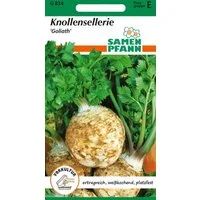 SAMEN PFANN Gemüsesamen Knollensellerie, Goliath - Saatgut Samen, Apium graveolens