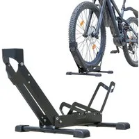 Cranit Fahrradständer Fahrradständer freistehend TS1 Fahrradhalter 26 bis 29" Reifen schwarz