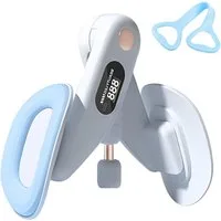 Futicare Beckenbodentrainer & Beintrainer für Damen mit 360°-Drehfunktion–Oberschenkeltrainer mit, LED-Anzeige & verstellbarem Widerstand für Home-Workout,Körperformung