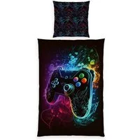 Herding Young Collection Bettwäsche Young Collection Gaming, Microfaser, 2 teilig, Wendebettwäsche