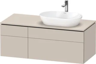 Duravit L-Cube Konsolenwaschtischunterbau wandhängend Taupe Matt 1220x550x482 mm - LC4874091910000 LC4874091910000