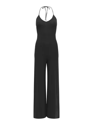 ONLY - ONLASHLEY HALTERNECK JUMPSUIT JRS Black - Gr. - M