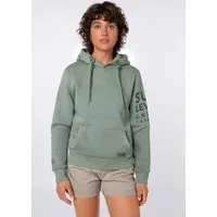 SUBLEVEL Kapuzenpullover Damen Hoodie mit auffälligen Prints auf Ärmel und Sweater, Kapuzensweatshirt mit Kängurutasche, mit Kapuze