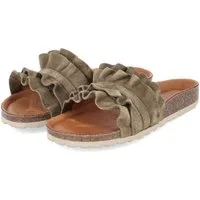 Palado Palado PALA-251-781050-07 Damen Rauleder green Pantolette