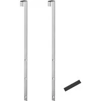 SONGMICS Türhaken geeignet für deutsche Türen, (2er-Stk), für Schmuckschrank, 2er Set, aus Stahl, 1,2 x 2,2 x 32 cm