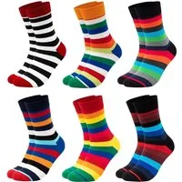 OCCULTO Basicsocken Herren Bunte Socken 6er Pack (Modell: Sigi) (6-Paar)