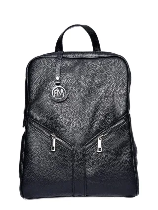 Roberta M Schwarz Rindsledertasche