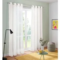 OTTO home Gardine Malin (2 St), Ösen, halbtransparent, Voile, halbtransparent, Gardine, 2-er Set