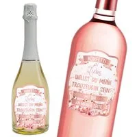 TOBJA Aufkleber Flaschenetikett Willst du mein Trauzeugin sein? Hochzeit Geschenk, Trauzeugin Geschenk Frau Sticker Aufkleber