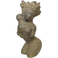 Oriental Galerie Dekofigur Dewi Tara Büste Stein-Figur Garten 30 cm (1 St)