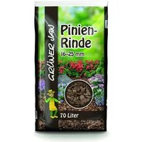 BURI Rindenmulch Pinienrinde 70 Liter 16-25 Körnung Rindenmulch