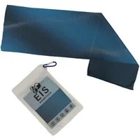 speecheese Sporthandtuch Blaues Wellenmuster Eishandtuch für Fitness-Liebhaber
