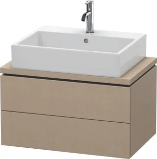 Duravit L-Cube Konsolenwaschtischunterbau wandhängend Leinen Matt 720x477x400 mm - LC580607575 LC580607575