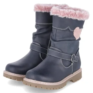 Indigo Stiefel  Blau - Gr. 28 -  Textil