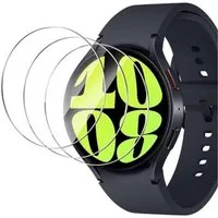 SmartUP Displayschutzglas 3X Schutzglas für Samsung Galaxy Watch 6 44mm Panzerfolie Full Screen für Samsung Galaxy Watch 6 44mm, Displayschutzglas