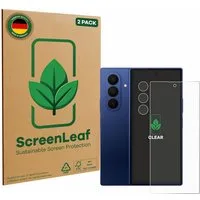 ScreenLeaf Displayschutzfolie Schutzfolie für Samsung Galaxy Z Fold 7 (Display+Kamera), 2 Stück, nachhaltiger Displayschutz Schutz Folie Klar Transparent