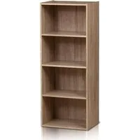 habeig Bücherregal Tube Bücherregal Standregal 4 Fächer Belastung Regalboden Standregal