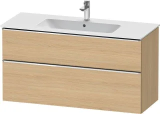 Duravit D-Neo Waschtischunterbau wandhängend Natur Eiche Matt 1210x462x625 mm - DE4364010300000 DE4364010300000