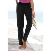 Beachtime by Lascana Jerseyhose aus sommerlichem, leichtem Stoff mit Taschen, Jogginghose, Relaxhose, Sommerhose, Schlupfhose