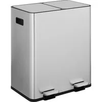 OTTO home Mülleimer Garrin, Soft Close, m. 2 Fächern, Fassungsvermögen 2x15 L bzw. 2x30 L, Mülltrennsystem mit 2 separaten Innenbehältern und Fußtrittpedalen