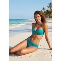 s.Oliver Bandeau-Bikini-Top Spain, in unifarben mit Wickeloptik