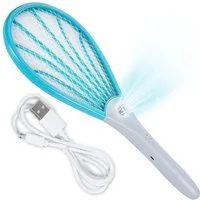 Goods+Gadgets Fliegenklatsche GOODS+GADGETS Insektenklatsche Batterie - Elektrische Fliegenklatsche, Elektro Fliegenfänger