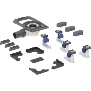 Geberit Duofix Duschwannenablauf mit fünf Füßen, für CleanFloor30 Duschfläche, 551550001 551550001