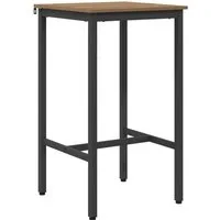 vidaXL Esstisch Bartisch 52 x 52 x 110 cm Holzwerkstoff Artisan-Eiche (1-St)