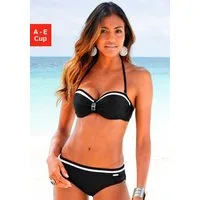 LASCANA Bügel-Bandeau-Bikini mit Kontrastdetails