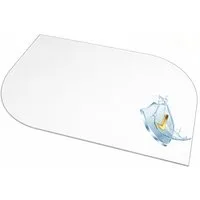 Beautex Platzset, Tischsets, Tischschutz transparent, leicht mattiert, Set wählbar, (4-St), abwischbar, 1,6 mm Dicke, robust, langlebig, rutschfest, reißfest