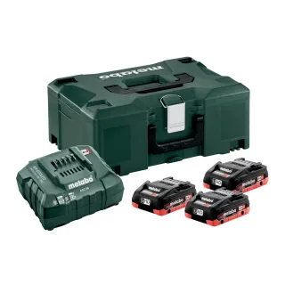 Metabo Basis Set 3 x LiHD 4.0 Ah + metaBOX 145 - 685133000