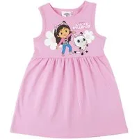 Dreamworks Gabby’s Dollhouse Sommerkleid Kleid Kinder Baumwollkleid Freizeitkleid Mädchen (Packung)