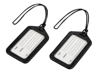 Hama Kofferanhänger für Tragetasche | 00105322 | Schwarz (Packung mit 2)