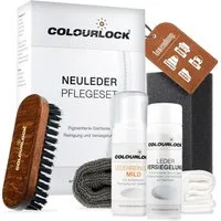autopflege Colourlock Lederpflege Sets Lederpflegeset (6 St), Lederreiniger, Versiegelung, Bürste, Schwamm, Tücher
