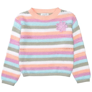 STACCATO - Md.-Pullover light mauve str - Gr. - 122