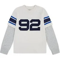 Abercrombie Kids Sweatshirt AFB FOOTBALL HANGDOWN TE im Football-Style und mit Prints, Streifen, for boys