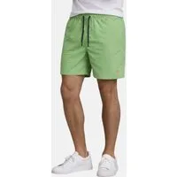 U.S. Polo Assn. Badeshorts USChrys - Schwimmshorts mit Netzfutter und Kordelzug Leichte Badehose mit elastischem Bund und Allover-Logo