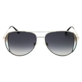 Kate Spade Sonnenbrille Aus Schwarzem Glitzer Palladium Sf