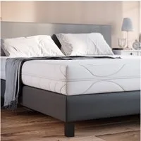 Kaltschaummatratze, Weiß, 160 x 200 cm 20cm Höhe, VitaliSpa®, 20 cm hoch
