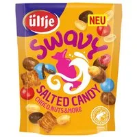 UELTJE Knabberei, ültje Swavy Salted Snack Snackmix mit Geleebohne und Schokolinsen 140g