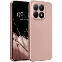 kwmobile Smartphone-Hülle Handyhülle für Xiaomi 15T Hülle, weiche Silikon Case metallisch schimmernd - Schutzhülle Cover