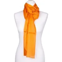 Seidenschal Seidenschal Halstuch Schal Orange