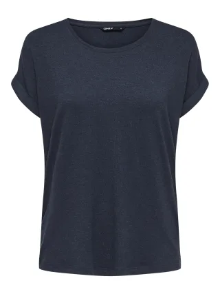 ONLY - ONLMOSTER S/S O-NECK TOP NOOS JRS Navy Blazer - Gr. - S
