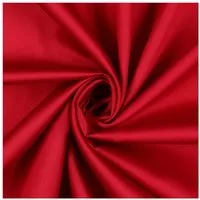maDDma Stoff 0,5m Baumwollstoff mit Satinoptik ab 50x150cm unifarben, rot