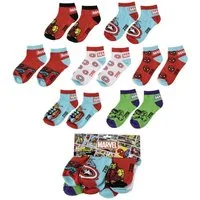 MARVEL Kurzsocken Kinder Sneakersocken Mehrpack Polyester