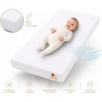 Kindermatratze – Premium, Sicher, Atmungsaktiv & Allergikerfreundlich, Best for Kids, 10 cm hoch, (Kindermatratze, 1x Kinder Matratze), allergikerfreundlich, schadstoffgeprüft, mittlerer Härtegrad