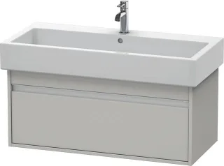 Duravit Ketho Waschtischunterbau wandhängend Betongrau Matt 950x440x410 mm - KT668800707 KT668800707