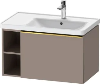 Duravit D-Neo Waschtischunterbau wandhängend Basalt Matt 784x452x440 mm - DE4257034430000 DE4257034430000