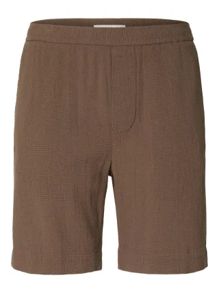 SELECTED MEN - SLHREGCAL SHORTS Chocolate Chip - Gr. - M